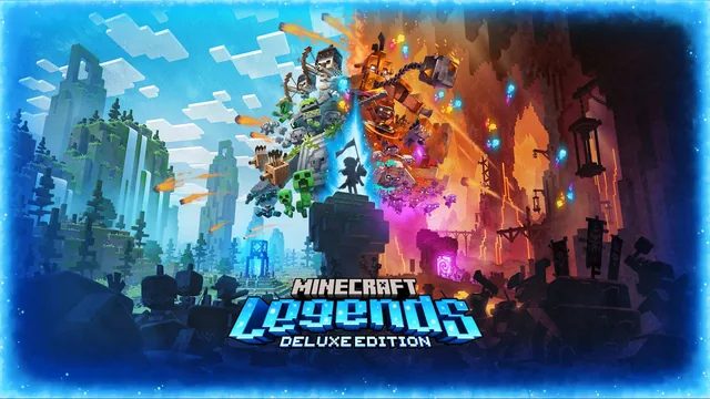 Capa de Minecraft Legends Edição Deluxe
