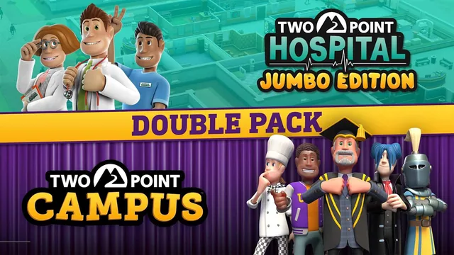Capa de Two Point Hospital and Two Point Campus Double Pack