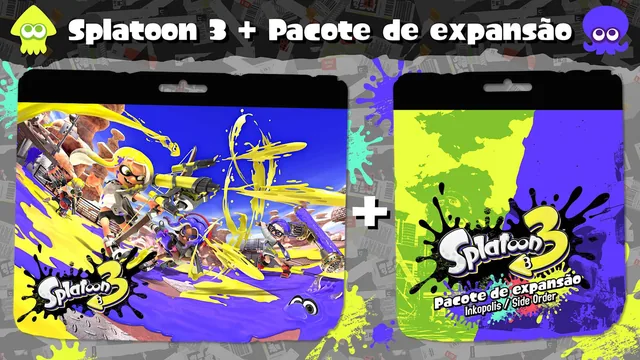 Capa de Pacote Splatoon™ 3 (Jogo + Pacote de expansão)