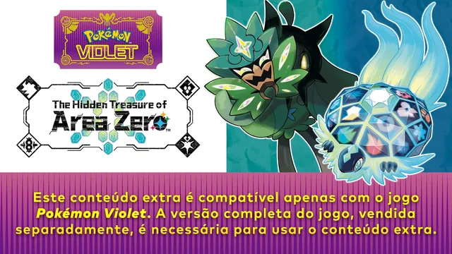 Capa de Conteúdo extra The Hidden Treasure of Area Zero para Pokémon™ Violet