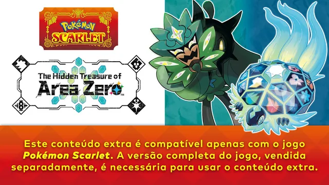 Capa de Conteúdo extra The Hidden Treasure of Area Zero para Pokémon™ Scarlet
