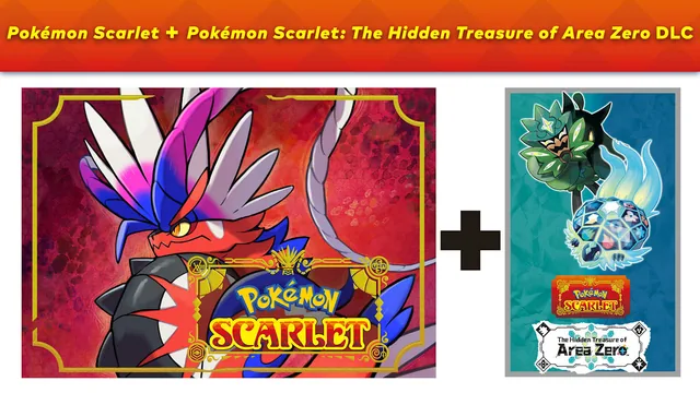 Capa de Pacote Pokémon™ Scarlet (Jogo + conteúdo extra)