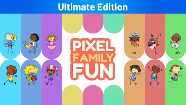 Capa de Pixel Family Fun Ultimate Edition