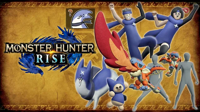 Capa de Monster Hunter Rise Pacote de DLC "Coleção Fofinha"