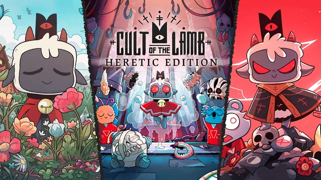 Capa de Cult of the Lamb: Heretic Edition