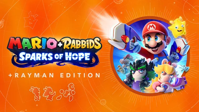 Capa de Mario + Rabbids® Sparks of Hope: Edição + Rayman