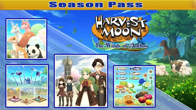 Capa de Passe de Temporada Harvest Moon: The Winds of Anthos