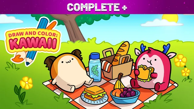 Capa de DRAW AND COLOR: KAWAII Complete +