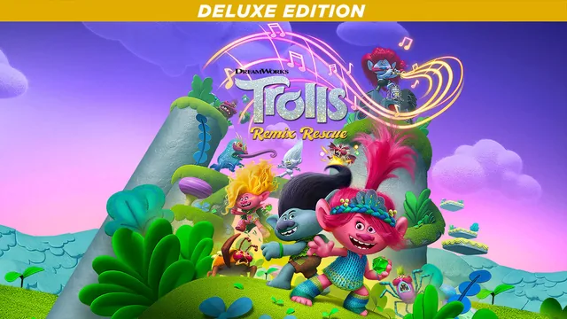 Capa de DreamWorks Trolls Remix Rescue Deluxe Edition