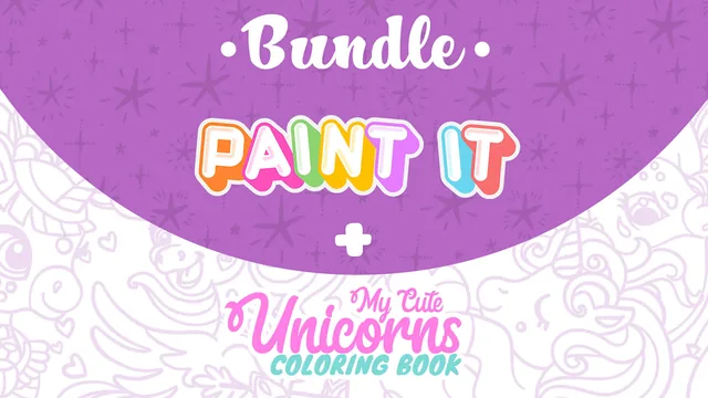 Capa de Paint it + My Cute Unicorns Bundle