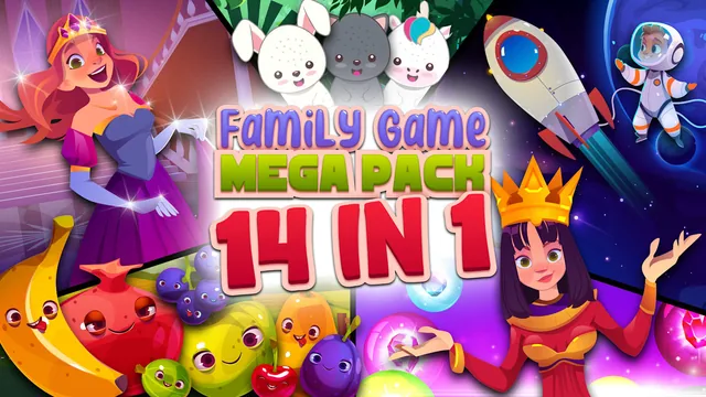 Capa de Family Game Mega Pack 14 in 1
