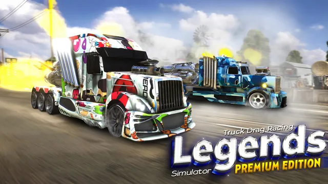 Capa de Truck Drag Racing Legends Simulator: Premium Edition