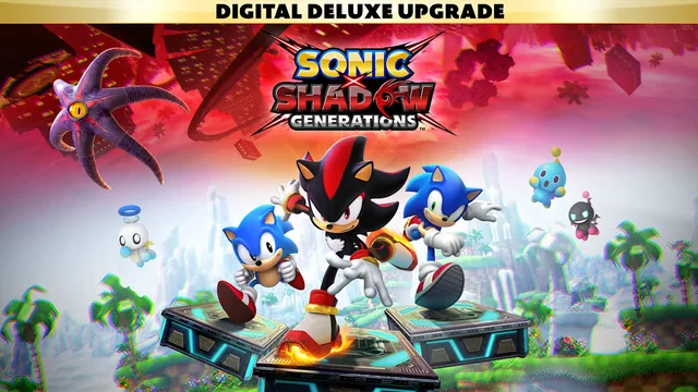 Capa de SONIC X SHADOW GENERATIONS: Atualização Digital Deluxe