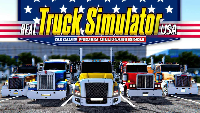 Capa de Real Truck Simulator USA Car Games: Premium Millionaire Bundle