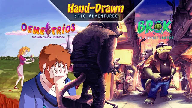 Capa de Hand-Drawn Epic Adventures