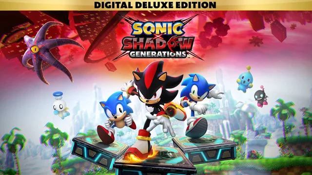Capa de SONIC X SHADOW GENERATIONS EDIÇÃO DIGITAL DELUXE
