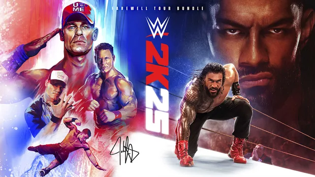 Capa de Pacote Turnê de Despedida do WWE 2K25
