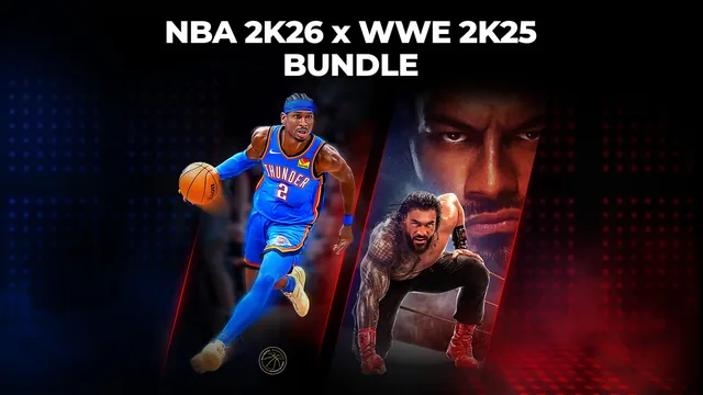 Capa de Pacote NBA 2K26 x WWE 2K25