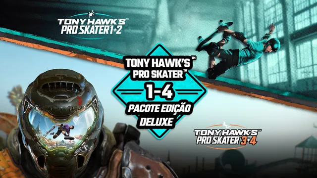 Capa de Tony Hawk's™ Pro Skater™ 1 - 4 - Pacote Edição Deluxe