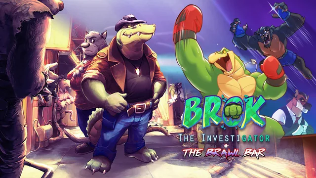 Capa de BROK the InvestiGator + The Brawl Bar