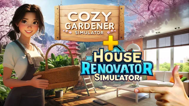 Capa de Cozy Gardener Simulator & House Renovator Simulator