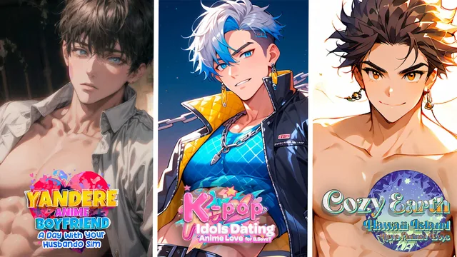 Capa de Anime Romance Boys Collection: 3 Game Bundle