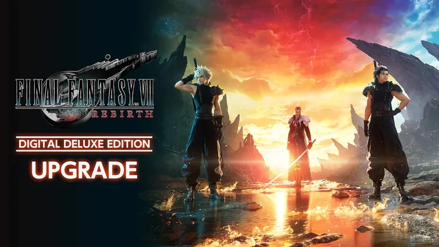 Capa de Upgrade para Edição Digital Deluxe de FINAL FANTASY VII REBIRTH