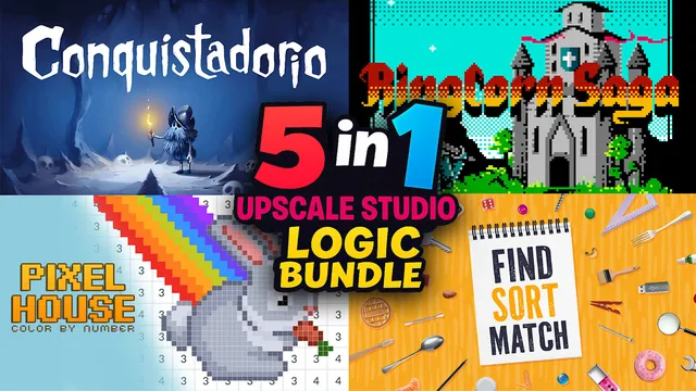 Capa de Upscale Studio - Logic Bundle: 5 in 1