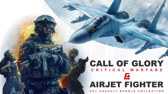 Capa de Call of Glory - Critical Warfare & AirJet Fighter: Sky Assault Bundle Collection