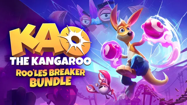 Capa de Kao the Kangaroo - Roo'les Breaker Bundle