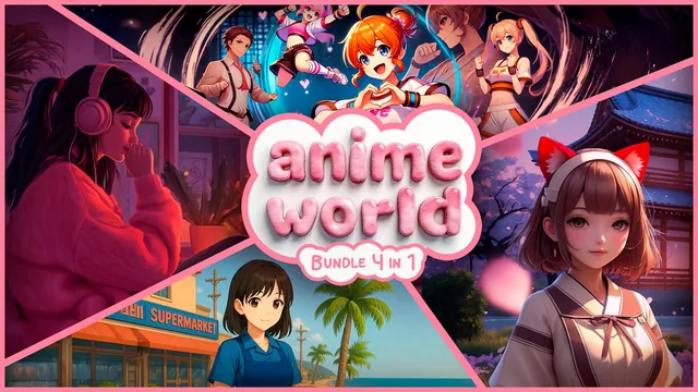 Capa de Anime World Bundle 4 in 1