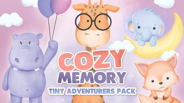 Capa de Cozy Memory Tiny Adventurers Pack