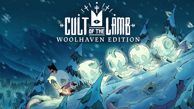 Capa de Cult of the Lamb: Woolhaven Edition