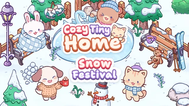 Capa de Cozy Tiny Home Snow Festival