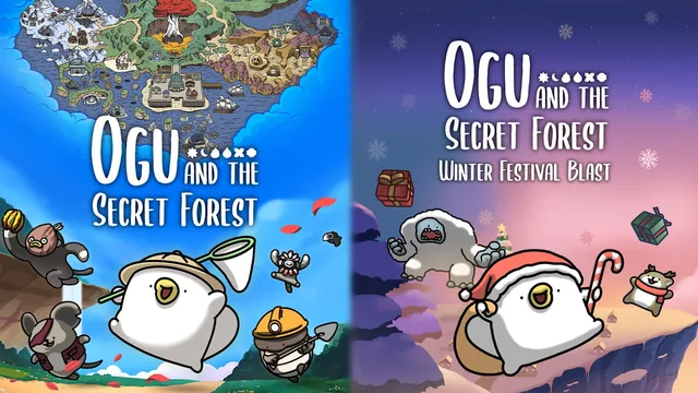 Capa de Ogu and the Secret Forest + Winter Festival Blast DLC Set