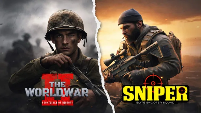 Capa de Sniper - Elite Shooter Squad & The World of War II: Frontlines of History