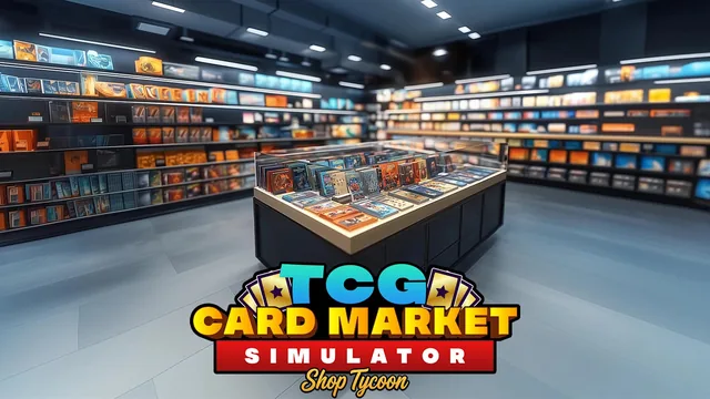 Capa de TCG Card Market Simulator – Shop Tycoon