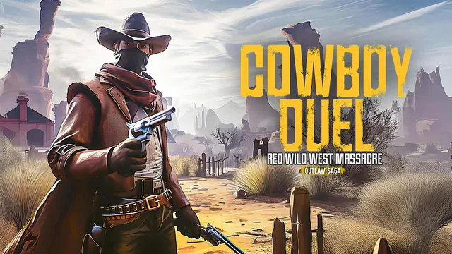 Capa de Cowboy Duel: Red Wild West Massacre – Outlaw Saga