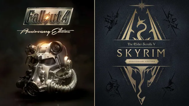 Capa de Pacote The Elder Scrolls V: Skyrim Anniversary Edition + Fallout 4: Anniversary Edition