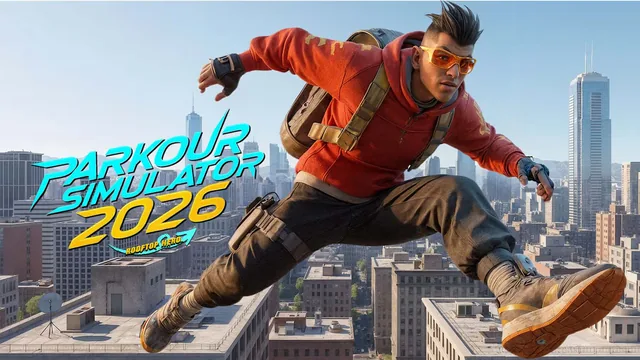 Capa de Parkour Simulator 2026 – Rooftop Hero