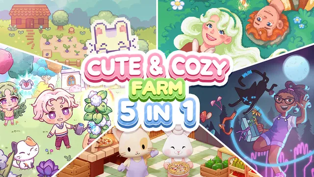 Capa de Cute & Cozy Farm 5-in-1