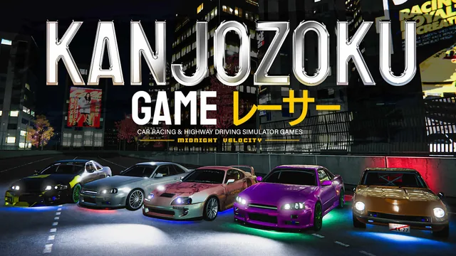 Capa de Kanjozoku Game レーサー - Car Racing & Highway Driving Simulator Games: Midnight Velocity