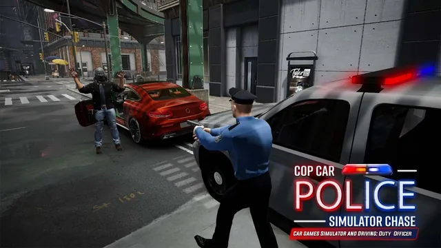 Capa de Cop Car Police Simulator Chase - Car games simulator & driving: Duty Officer