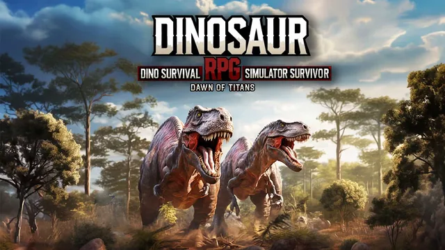 Capa de Dinosaur RPG - Dino Survival Simulator Survivor: Dawn of Titans