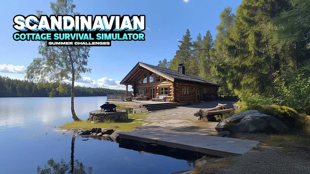 Capa de Scandinavian Cottage Survival Simulator: Summer Challenges