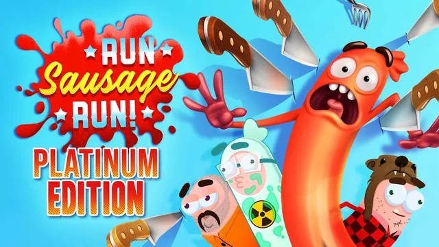 Capa de Run Sausage Run!: Platinum Edition