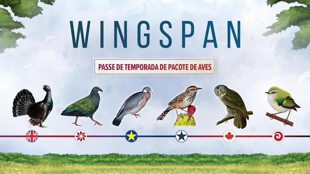 Capa de Wingspan: Passe de Temporada de Pacotes de Aves