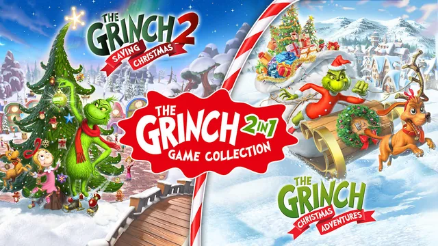Capa de O Grinch: Coleção de Jogos 2 em 1