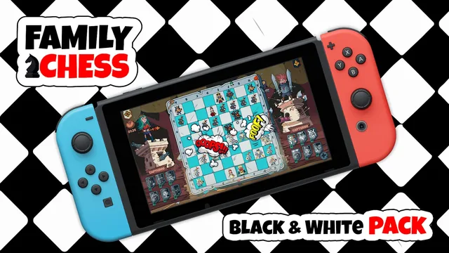 Capa de Family Chess Black & White Pack