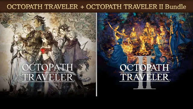 Capa de Pacote OCTOPATH TRAVELER + OCTOPATH TRAVELER II